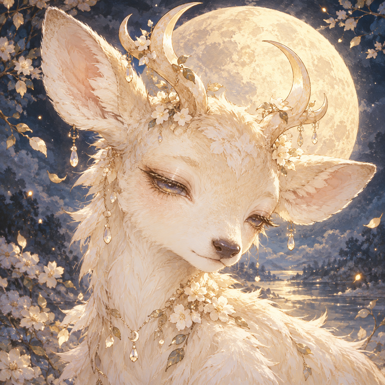 Crescent-Antlered Fawn social avatar
