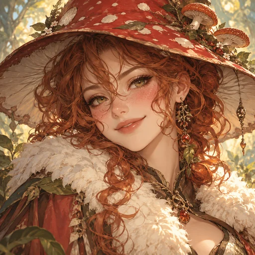 Mushroom Forest Witch social avatar